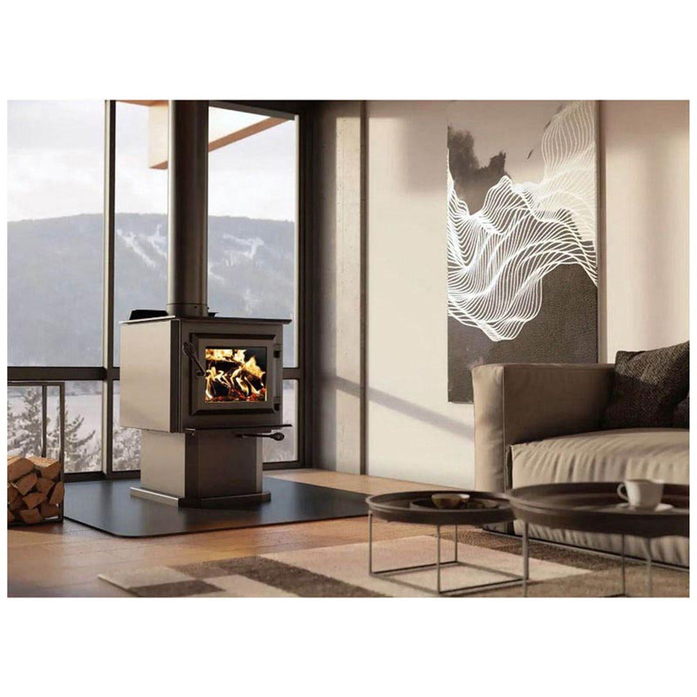 Ventis Small Wood Stove on Pedestal